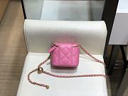 Chanel Small Classic Box In Pink A88828 Size 8.5x11x7cm - 4