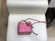 Chanel Small Classic Box In Pink A88828 Size 8.5x11x7cm - 6
