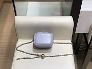 Chanel Small Classic Box In Light Blue A88828 Size 11cm - 4