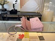 Chanel Medium Classic Flap Bag In Light Pink A58600 Size 25.5cm - 4