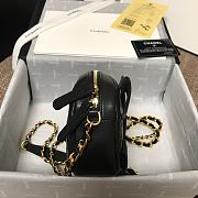 Chanel 20 SS Camera Case In Black AS1757 Size 13x20x5cm - 2