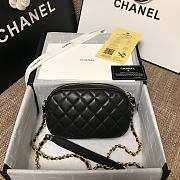 Chanel 20 SS Camera Case In Black AS1757 Size 13x20x5cm - 4