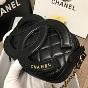 Chanel 20 SS Camera Case In Black AS1757 Size 13x20x5cm - 5