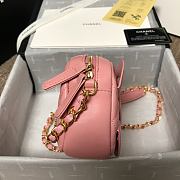 Chanel 20 SS Camera Case In Pink AS1757 Size 13x20x5cm - 3
