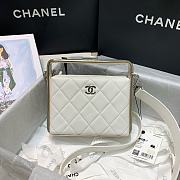Chanel Clutch Bag Original White Sheep Leather AS1732 Size 18x19.5x8.5cm - 1