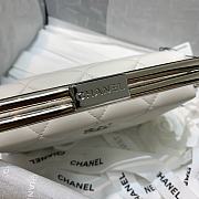 Chanel Clutch Bag Original White Sheep Leather AS1732 Size 18x19.5x8.5cm - 6