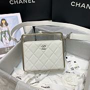 Chanel Clutch Bag Original White Sheep Leather AS1732 Size 18x19.5x8.5cm - 2