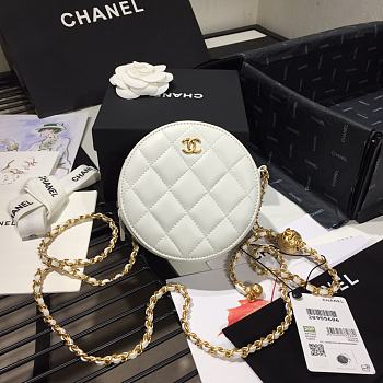 Chanel Mini Sheepskin AS1449 Size 12x12x4.5cm