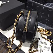 Chanel Mini Sheepskin In Black AS1449 Size 12x12x4.5cm - 2