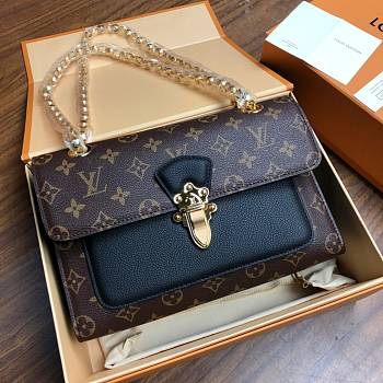 Louis Vuitton Victorie Monogram M41730 Size 26x17x9cm