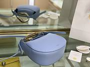 Chloe Kiss Small Purse  In Blue Calfskin S1350 Size: 20x26x8cm  - 2