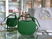 Chloe Kiss Small Purse In Green Calfskin S1350 Size: 20x26x8cm  - 1