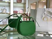 Chloe Kiss Small Purse In Green Calfskin S1350 Size: 20x26x8cm  - 2
