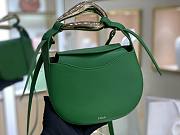 Chloe Kiss Small Purse In Green Calfskin S1350 Size: 20x26x8cm  - 4