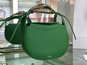 Chloe Kiss Small Purse In Green Calfskin S1350 Size: 20x26x8cm  - 5