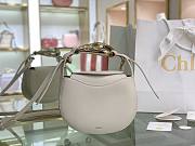 Chloe Kiss Small Purse In White Calfskin S1350 Size: 20x26x8cm  - 1