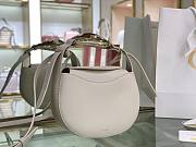 Chloe Kiss Small Purse In White Calfskin S1350 Size: 20x26x8cm  - 5