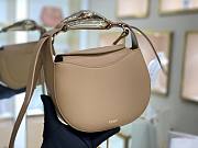 Chloe Kiss Small Purse In Beige Calfskin S1350 Size: 20x26x8cm  - 4
