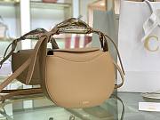 Chloe Kiss Small Purse In Beige Calfskin S1350 Size: 20x26x8cm  - 5