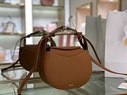 Chloe Kiss Small Purse In Brown Calfskin S1350 Size: 20x26x8cm  - 2