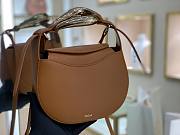 Chloe Kiss Small Purse In Brown Calfskin S1350 Size: 20x26x8cm  - 5