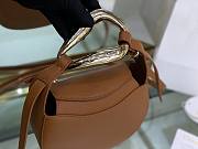 Chloe Kiss Small Purse In Brown Calfskin S1350 Size: 20x26x8cm  - 6