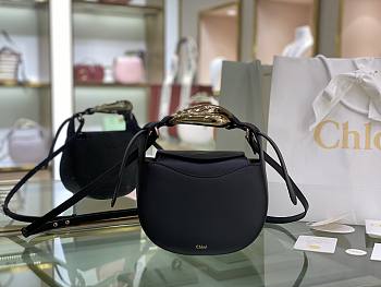 Chloe Kiss Small Purse In Black Calfskin S1350 Size: 20x26x8cm 