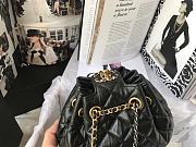 Chanel Minni Drawstring Bag In Black AS1802 Size: 20x17x10cm - 2