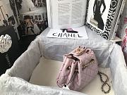 Chanel Mini Drawstring Bag In Pink AS1802 Size: 20x17x10cm - 4