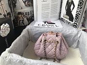 Chanel Mini Drawstring Bag In Pink AS1802 Size: 20x17x10cm - 2