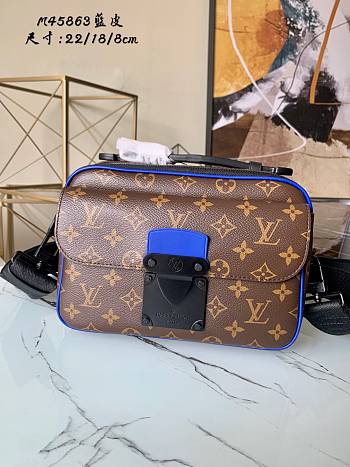 Louis Vuitton Monogram S Lock Messenger Bag M45806 Size 22x18x8cm