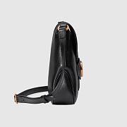 Gucci Small Messenger Bag With Double G In Black 648934 23.5cm - 3