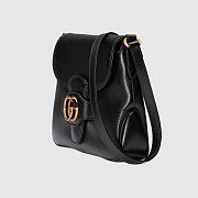 Gucci Small Messenger Bag With Double G In Black 648934 23.5cm - 5