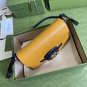 Gucci Small Messenger Bag With Double G In Yellow 648934 23.5cm - 2