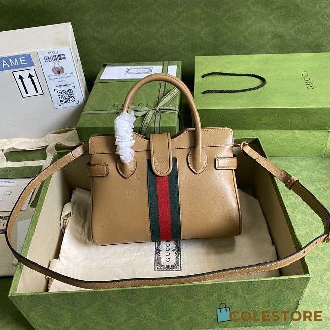 Gucci Small Top Handle Bag With Double G 658450 25cm. - 1