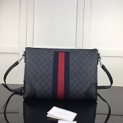 Gucci GG Black Messenger In Black 474139 Size 35.5cm - 3