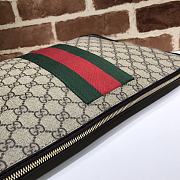 Gucci GG Black Messenger In Canvas Leather 474139 Size 35.5x25x4cm - 4