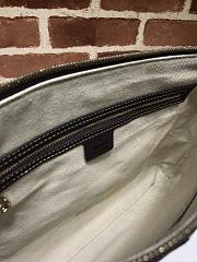 Gucci GG Black Messenger In Canvas Leather 474139 Size 35.5x25x4cm - 6