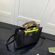 Gucci Small Tote Bag With Black Leather 660195 Size 27cm - 6