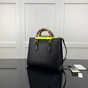 Gucci Small Tote Bag With Black Leather 660195 Size 27cm - 5