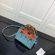 Gucci Diana Mini Borsa Shopping With Blue 655661 20cm - 4
