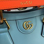 Gucci Diana Mini Borsa Shopping With Blue 655661 20cm - 6