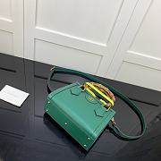 Gucci Diana Mini Borsa Shopping With Emerald Green Leather 20cm - 5