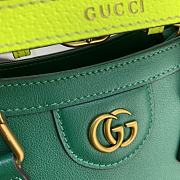 Gucci Diana Mini Borsa Shopping With Emerald Green Leather 20cm - 6