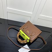 Gucci Diana Mini Borsa Shopping With Brown Leather 655661 20cm - 5