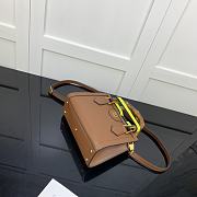 Gucci Diana Mini Borsa Shopping With Brown Leather 655661 20cm - 4