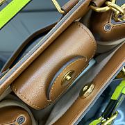 Gucci Diana Mini Borsa Shopping With Brown Leather 655661 20cm - 3