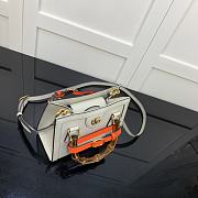 Gucci Diana Mini Borsa Shopping With White Leather 655661 20cm - 6
