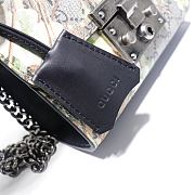 Gucci Padlock GG Green Shoulder Bag 409487 Size 20×12.5×8cm. - 4