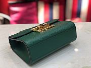 Gucci Padlock GG Shoulder Bag Logo In Blue 409487 Size 20×12.5×8cm. - 6